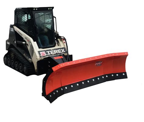 snow plows for skid steer loaders|loader mounted snow plow.